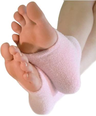 Moisturizing Gel-Dersen Cuffs & Heel Socks for Cracked Heels - Spa Comfort for Men & Women - Buy Online on GoSupps.com