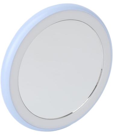 LED Lighted Travel Makeup Mirror Compact Dimmable Pocket Mirror Portable Handheld Makeup Mirror with Light USB Rechargeable Round Small Mirror for Purse Pocket Travel and Sky blue - Buy Online on GoSupps.com