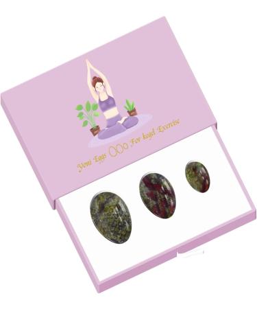Yoni Egg Dragon Bloodstone - Kegel Exercise Balls for Pelvic Floor Strength | Natural Jade | Includes Box - Buy Online on GoSupps.com