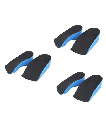 Gatuida 3 Pairs Height Increase Insoles for Men Heel Lift Inserts Heightening Insoles Shoe Insert Shoes Heel Inserts Lift Pu Insoles Breathable Sport Insert Shoe Pad Back Pad Invisible Man