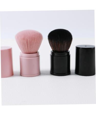Healeved Cosmetic Supplies Makeup Brush Highlighter Makeup Blending Brush Black Puff Powder Blending Brush Loose Face Powder Applicators Powder Puff Travel Telescopic Makeup Foundation Pink 8.3x3.3cm Pink - Buy Online on GoSupps.com