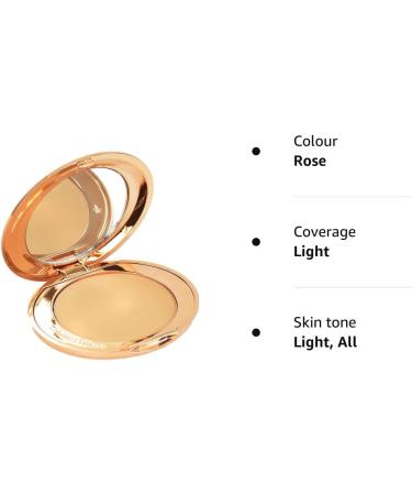 CHARLOTTE TILBURY Airbrush Flawless Finish 8g (3 Tan) - Rose, Pack of 1 - Buy Online on GoSupps.com