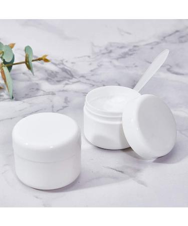 BENECREAT 16 Pack 50ml Cosmetic Sample Containers - Empty Travel Jars with Lids & Spoons for Creams & Lotions - Buy Online on GoSupps.com