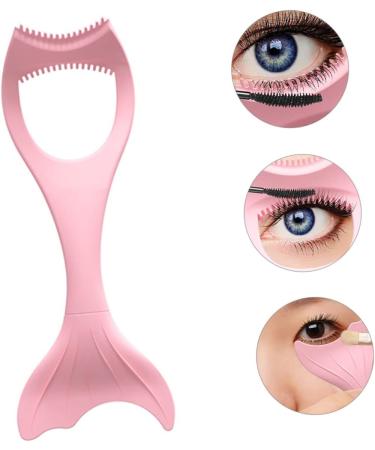NOLITOY Eyeliner Auxiliary Artifact Eyeliner Pencil Eyelash Brush Tool Mascara Make up Fake Eyelashes 15X4.5CM Pink - Buy Online on GoSupps.com