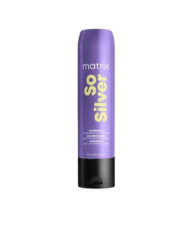 Matrix So Silver Purple Toning Conditioner for blonde gray and silver neutralizes yellow tones 1L