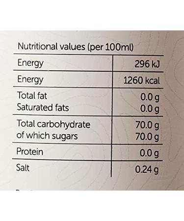 Organic Almond Syrup - Vegan & Nut Free Flavouring for Coffee, Cocktails & Baking - 1 Liter (Pack of 1) - Buy Online on GoSupps.com