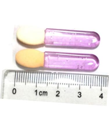Housoutil 200 Pcs Eyeshadow Oval Sponge Brush Eye Makeup Eye Sponge Beauty Sponge Applicator Miss Make up 3.6X1.2 cmx2pcs Violetx2pcs - Buy Online on GoSupps.com