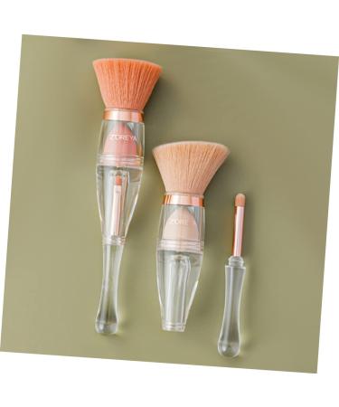 Ipetboom Powder Brush Makeup Brush Cosmetics Supply Ladies Suits Women Makeup Supplies Liquid Blush Brush Foundation Brush for Powder Makeup Beauty Kit Acrylic Travel Rojas 4 in 1 - Buy Online on GoSupps.com