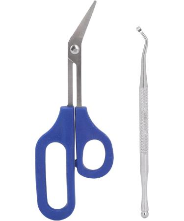 Long Handled Toenail Scissors Stainless Steel Portable Sturdy Cuticle Scissor Rust Proof Ergonomic for Home Travel for Pregnant Woman for Elderly(S) - Buy Online on GoSupps.com