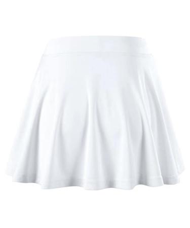 zdhoor Girls' Athletic Skirts Active Sport Skort with Shorts for Golf Tennis Running White 4-5T