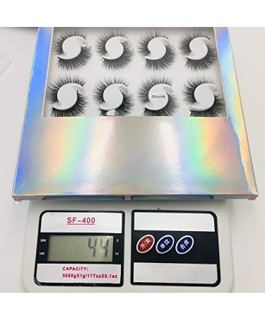 HBZGTLAD 3D Handmade Fake Eyelashes - 12 Pairs Natural Short Thick Cross Eyelashes for Daily Makeup - Mink Lashes (Short3) - Buy Online on GoSupps.com