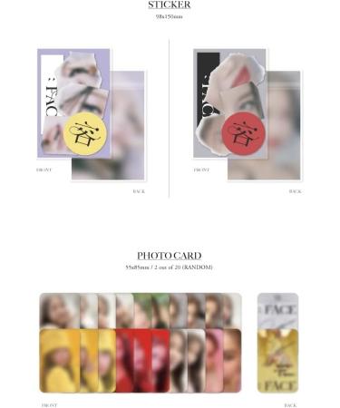 Solar - : FACE Persona ver. (1st Mini Album) Album+Pre Order Limited Benefits+CultureKorean Gift(Decorative Stickers Photocards Top Loader Stcikers) - Buy Online on GoSupps.com