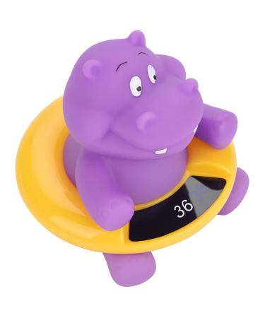 Shop Gientan 6 Styles Baby Bath Thermometer - Cute Purple Hippo Temperature Gauge for Safe Bathing - Buy Online on GoSupps.com