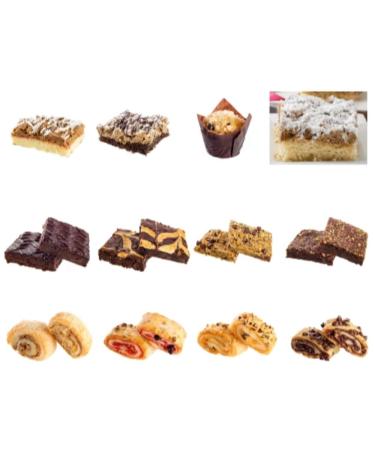Dulcet Deluxe Gourmet Food Gift Basket | Assorted Brownies, Crumb Cakes, Rugelah & Muffins | Prime Delivery for Holiday Men and Women | Perfect Gift Idea - Buy Online on GoSupps.com