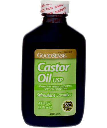 Buy GoodSense Castor Oil 4 fl oz - Pure & Natural for Health Benefits | International Shipping Available - Buy Online on GoSupps.com