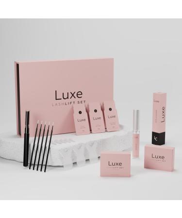 Lash Lift Kit - Complete Set for Eyelash Lifting - Easy to Apply and Long Lasting Finish - Professional Results up to 8 Weeks - Eyelash Curling Set at Home - Luxe Cosmetics