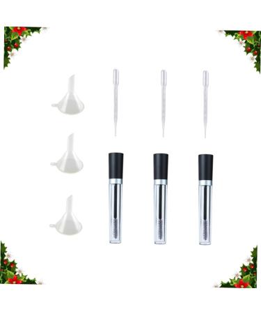 Healeved 9 Pcs 10ml Empty Mascara Tube Clear Mascara Tube Containers with Lids Lip Gloss Containers Funnel 1 g (Pack of 1) As Shownx3pcs - Buy Online on GoSupps.com