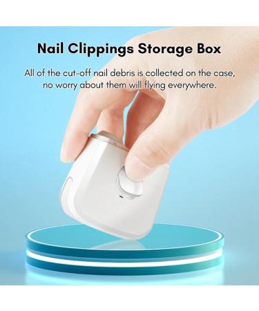 Asinfter Electric Nail Clipper Manicure Device for Adults Nail Polisher Baby and Child Anti-Pinch Automatic Nail Clipper Easy to Use - Buy Online on GoSupps.com