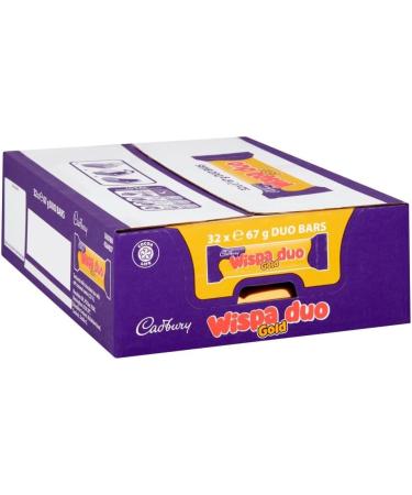  Cadbury Cadbury Wispa Gold Duo Chocolate Bar 67g x 32 Bars - Buy Online on GoSupps.com