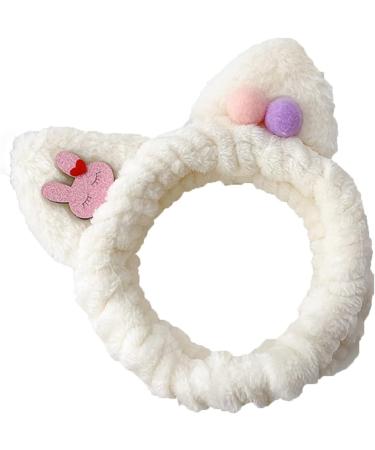 CAZSTYK Headband Plush r Cat Ears Headbands Makeup Hairband -slip Kitten Ear r Head Wrap Elastic Headbands 5 - Buy Online on GoSupps.com
