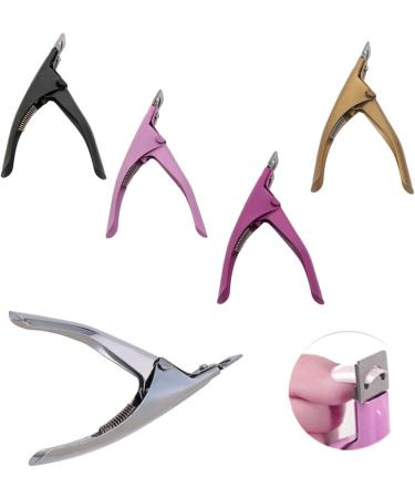 Nail Clipper for Thick Nails 1PC Acrylic UV False Nail Tips Stand-Up Cutter Clipper Scissors Tool Stainless Steel High Quality Pro (Color : Golden) - Buy Online on GoSupps.com