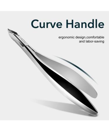Professional Stainless Steel Cuticle Nippers - 7mm Full Jaw Cuticle Trimmer for Nails | Manicure Tool - Buy Online on GoSupps.com