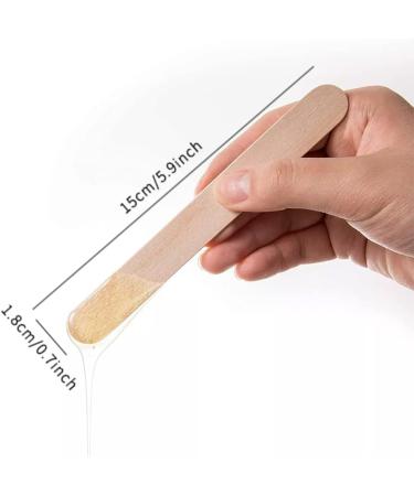 Premium Wooden Mouth Spatula & Waxing Sticks for Hair Removal - Eco-Friendly & Durable - Buy Online on GoSupps.com