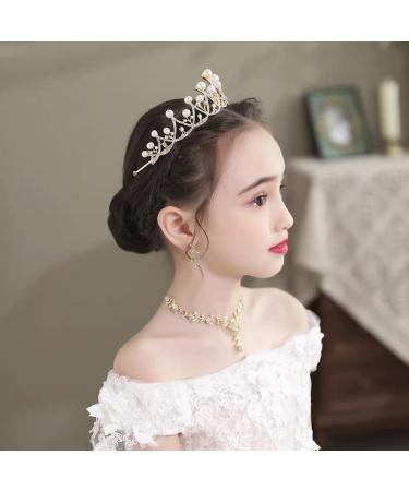 JORCEDI Pearl Tiara Crown - Elegant Wedding Bridal Accessory for Pageants, Cosplay, Prom & Birthdays - Buy Online on GoSupps.com