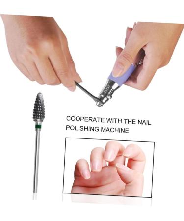FOMIYES Manicure Tools Nail File Drill Bit Tools Nail Art Supplies Nail Art Accessories Nail Art Tools Nail Grinding Head Flame Type - Buy Online on GoSupps.com