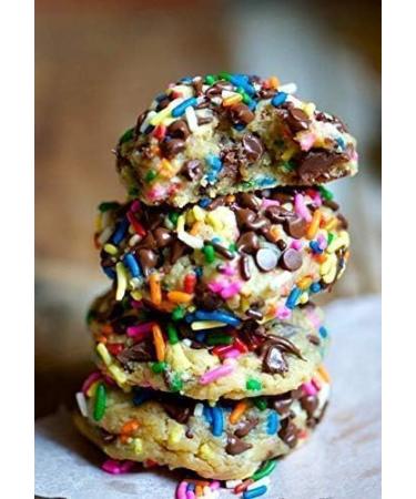 HK Cake Decorative Sprinkles Set (Rainbow Brown) Dark Chocolate Chips and Milk Chocolate Chips 200g (50g each) - Buy Online on GoSupps.com