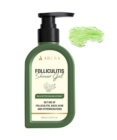 ABERA Bitter Melon Shower Gel | Gentle Body Wash for Soothing and Cleansing High-Performance BHA Folliculitis Body Wash Reduces Back Acne Keratosis Pilaris & Folliculitis Treatment 10 14 fl oz