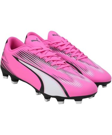 PUMA Men's Ultra Play FG/AG Football Shoe - Poison Pink White & Black - Size 41 EU - International Shipping Available - Buy Online on GoSupps.com