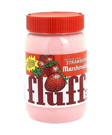 FLUFF - Marsmallow Strawberry 213G - Pack of 3