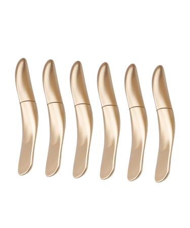 MUSISALY 18 Pcs Eyeliner Empty Tube oil Lash Serum DIY Tube Cosmetics Eyelash Oil Tubes Wand Golden Pp