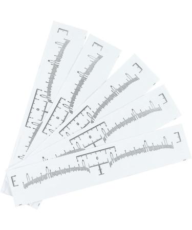 NOLITOY 100pcs Disposable Eyebrow Ruler Disposable Eyebrow Template Eyebrow Shaper Ruler Caliper Major - Buy Online on GoSupps.com