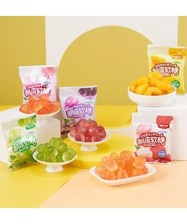 5 flavors Peeling fruit juice fudge 50% Juice Content gummy candy white peach Peeling Fruit Fudge Mango gummies grape Litchi sugar soft candy Toffee Healthy Candy Snacks Chinese Snacks gift (10bag) - Buy Online on GoSupps.com