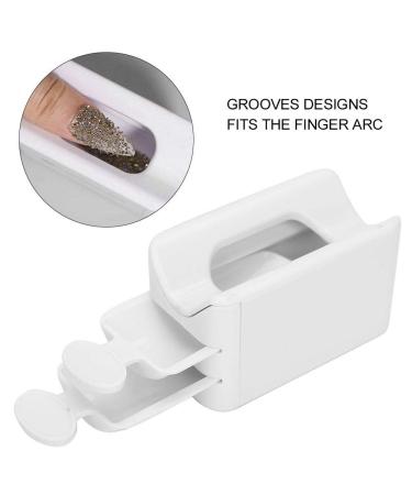 Nail Dipping Powder Storage Box | Nail Art Glitter & Sequins Recycling Tray | DIY Nail Tool for Salons & Home - Buy Online on GoSupps.com
