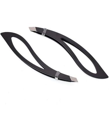U-K Nice & Attractive Eyebrow Tweezer Hair Beauty Slanted Puller Stainless Steel Eye Brow Clips Makeup Tool Superiora Quality & Creative Black Medium - Buy Online on GoSupps.com