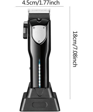 Pro Hair Clipper Adjustable Powder Metallurgy Tool Head Hair Trimmer Intelligent Display Light Low Noise Hair Clipper - Buy Online on GoSupps.com