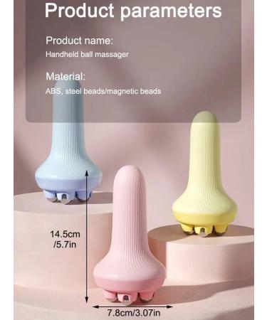 Steel Ball Roller Massager for Muscle Relaxation & Abdominal Shaping | Perfect for Large & Small Legs - International Shipping - Buy Online on GoSupps.com