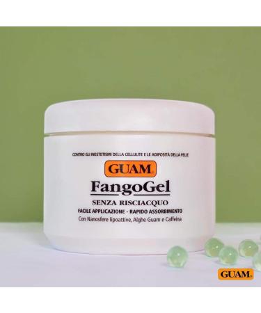 GUAM FangoGel Anti Cellulite Gel - Natural Seaweed Skin Tightening Treatment | 13.5 OZ | No Rinse Lipolytic Effect | Guam Beauty - Buy Online on GoSupps.com