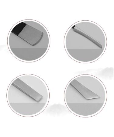 Pedicure Knife Set - Professional 4Pcs Stainless Steel Tools with Storage Bag for Ingrown Toenail Correction and Cuticle Removal - Pedicure Tools Kit - Buy Online on GoSupps.com