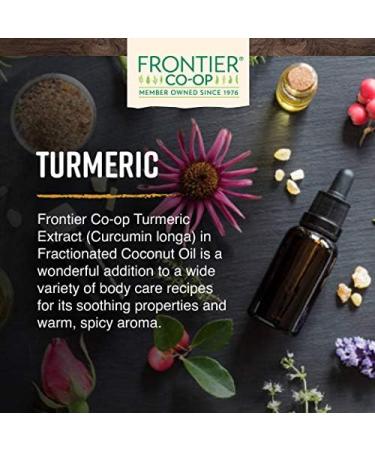 Buy Frontier Co-op Turmeric CO2 Extract in Coconut Oil - 9.75ml | GC Tested for Purity | Warming & Spicy | International Shipping - Buy Online on GoSupps.com