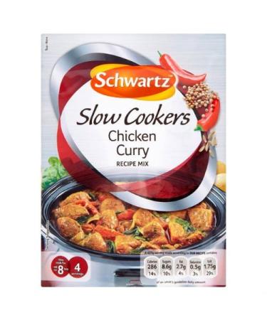 Schwartz Schwartz Curried Chicken Slow Cooker 33g Box of 8