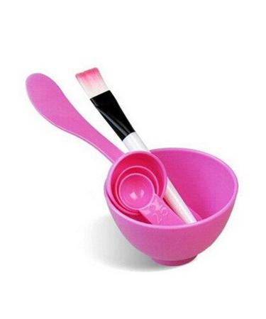 Facial DIY Mask Bowl Brush Spoon Tools Set Mixing Tool Kit with Mask Bowl Facial DIY Skin Care Mask Mixing Bowl Stick Brush Random Color Comfortable and Environmentally Fashion