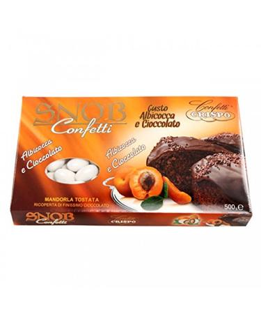 CONFETTI CRISPO | Snob alla Mandorla | ALBICOCCA E CIOCCOLATO | 500 gr