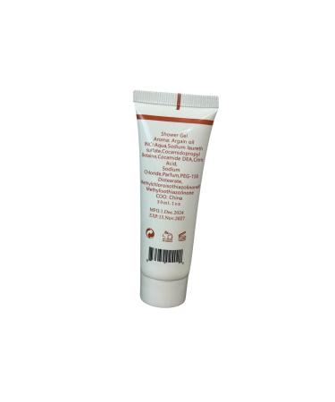Luxe Comfort Hotel Shower Gel Travel Size Argan Oil 1 fl oz 100-Pack White - Buy Online on GoSupps.com