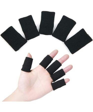 Buy Healifty Sports Finger Sleeves - 10 Piece Thumb Braces for Pain Relief Compression & Support | Ideal for Arthritis & Sports - Black - Buy Online on GoSupps.com