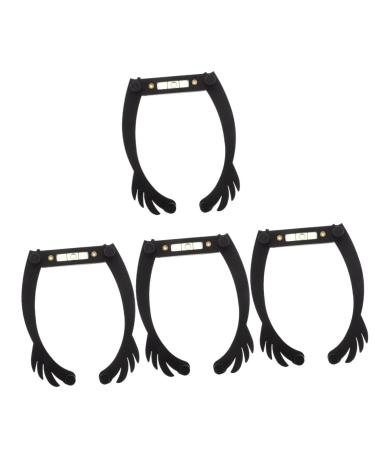 Beavorty 4pcs eye brow shaping kit white eyebrow shaper kit bow and arrow eyebrow line foldable