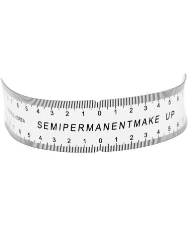 HAPINARY 4 Pcs Flexible Eyebrow Measure Embroidery Supply Lamination Tool Reusable Brow Ruler Black - Buy Online on GoSupps.com